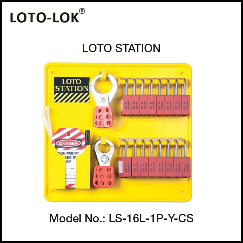 LOTO Lockout Station 16 Padlock 1507-LOST16