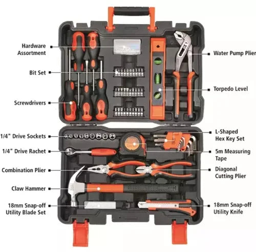 Black N Decker 154pc Mechanical Toolkit