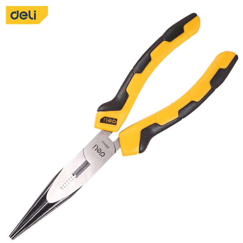 Deli 8'' Long Nose Pliers EDL2108