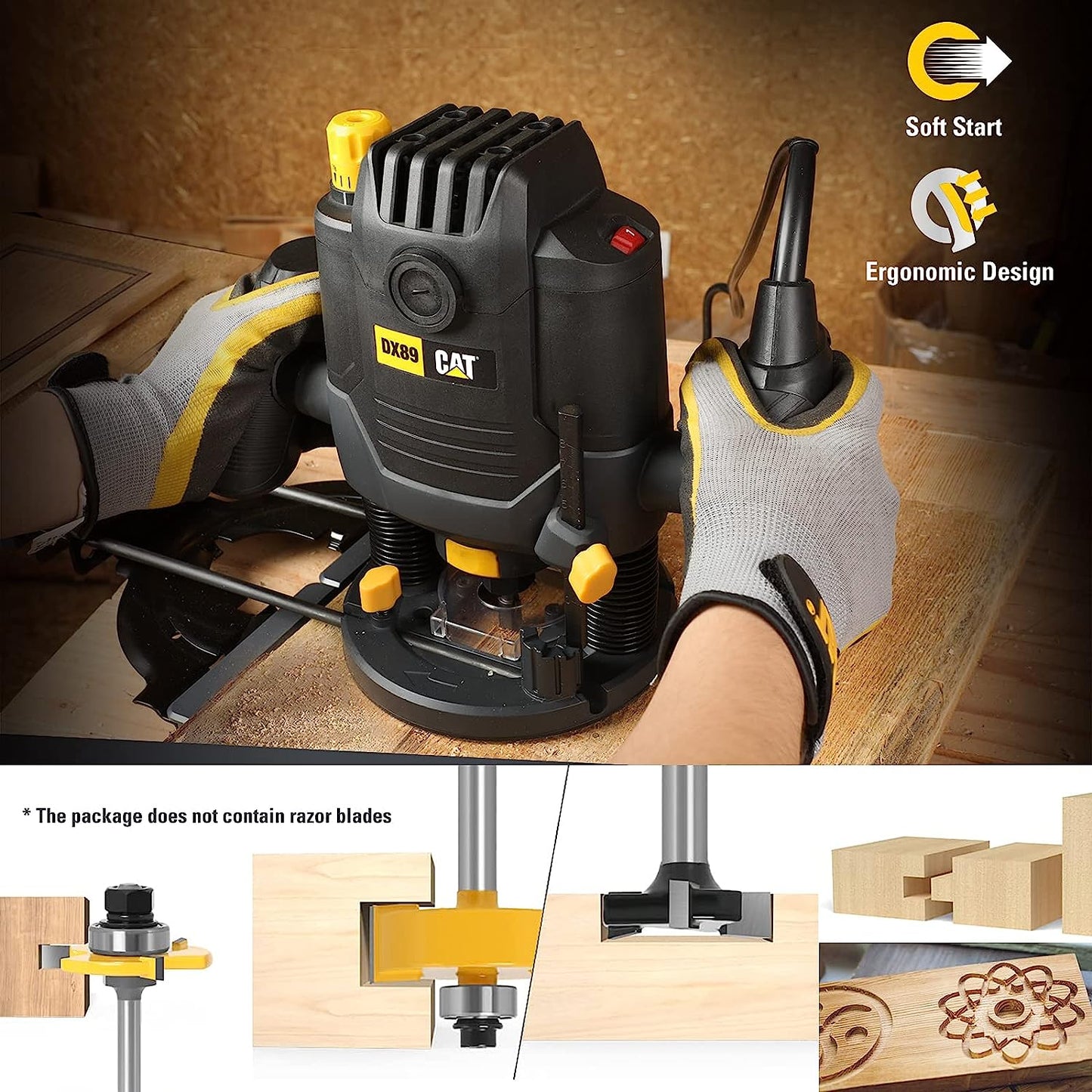 CAT DX89 Router AC Power 2100W 230V