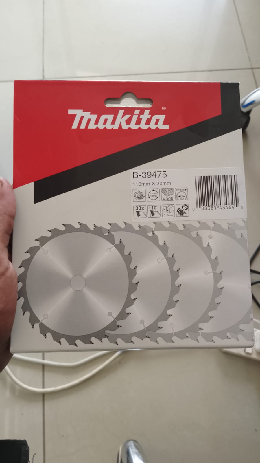 Makita 1167 β 100 mm Wood Cutting Blade (30 Teeth)