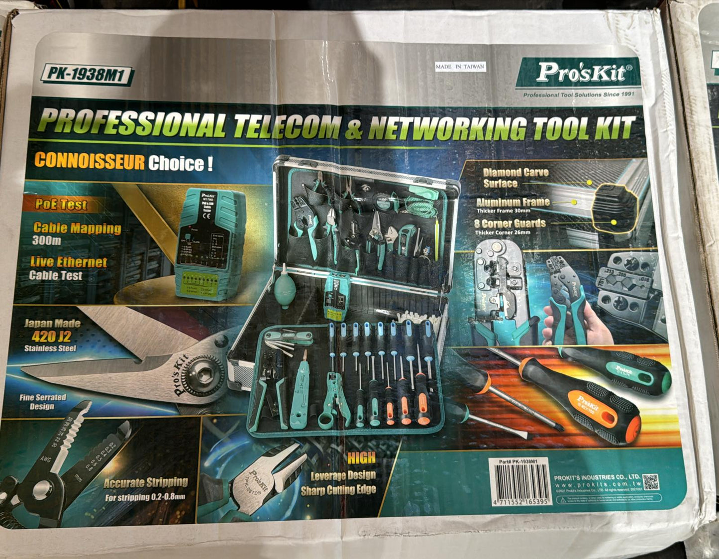 Pro'skit TOOLKIT TELCOM & NETWORKING  44PCS SET  PK-1938 (M-SERIES)