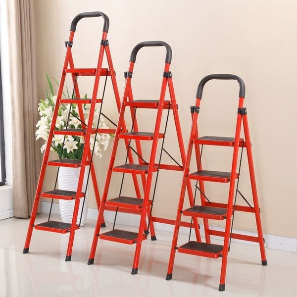 A Type Steel Ladder (RED)