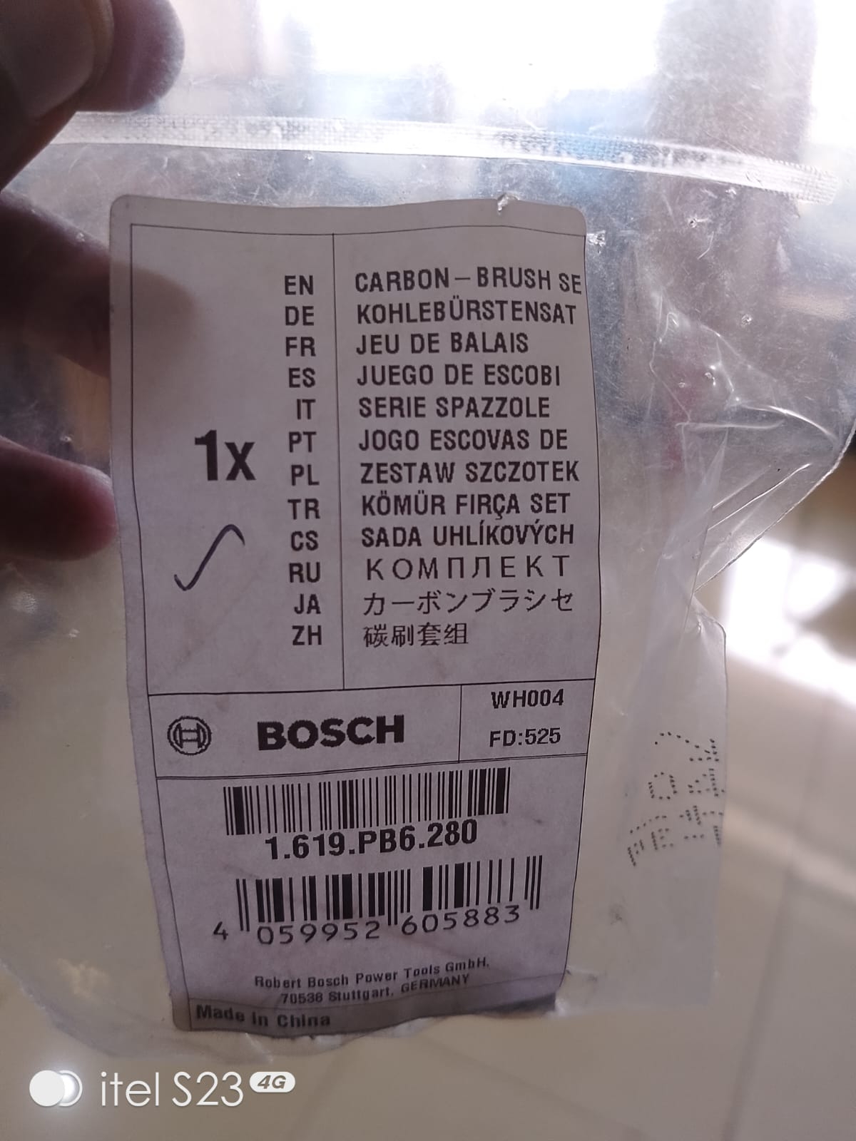 Bosch GTS 254 Carbon Brush Set