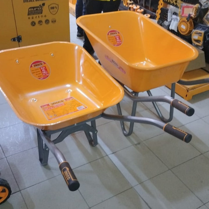 INGCO Industrial Soft Grip Handle Wheelbarrow