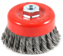 Sawa wire cup brush 4 inch flared knot