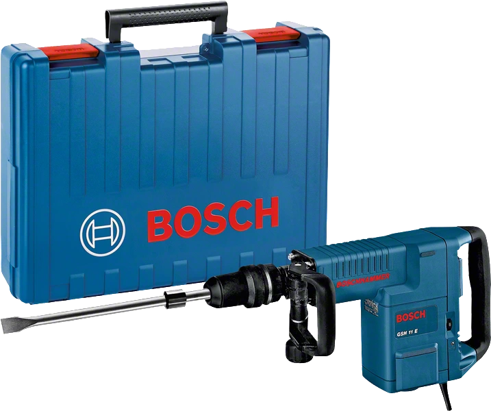 BOSCH Demolition Hammer GSH 11 E + 4 Chisels