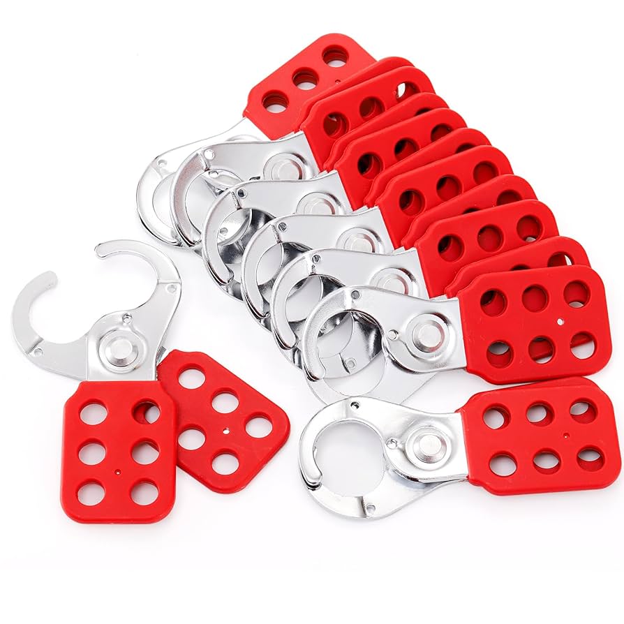 LOTO Steel Hasp with Vinyl Coating
