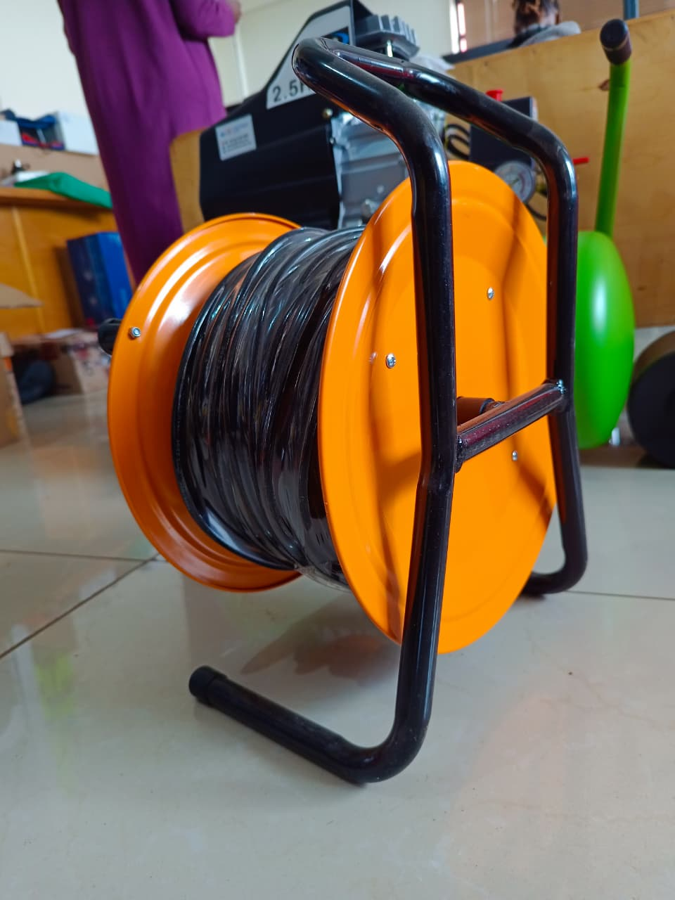 25M 3-Core Extension Reel with Built-In Circuit Breaker