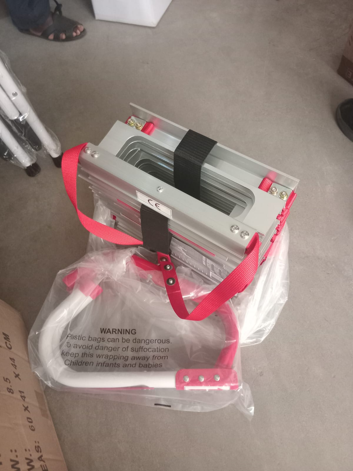 Emergency Escape Ladder 30Ft (9M) Aluminium – Max Load 450kg