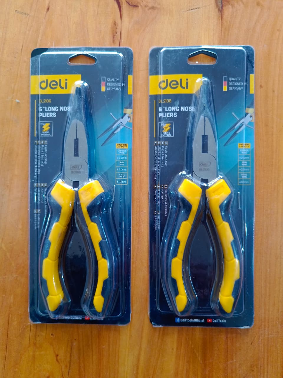 Deli 6" Long Nose Pliers