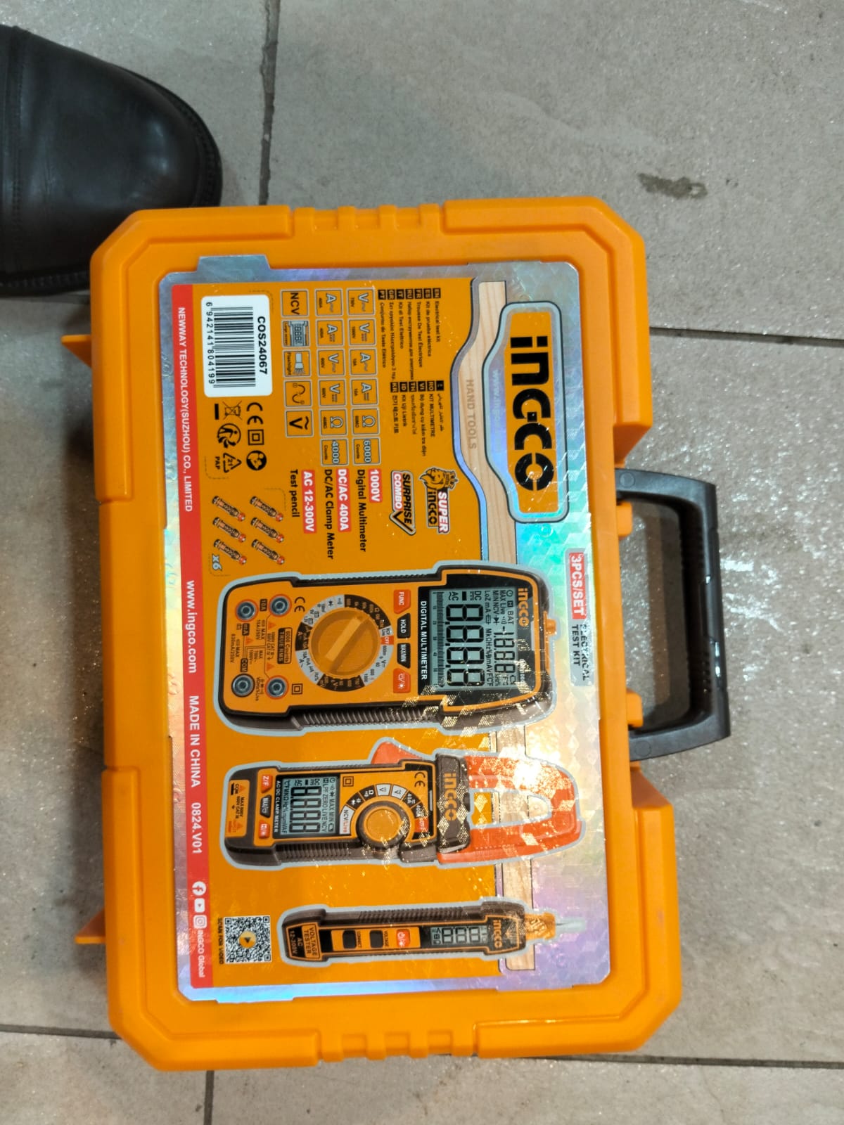 Ingco DM3028 Electrical Test Kit - 3-Piece Set