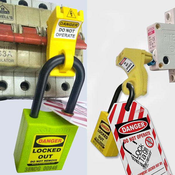 LOTO Push Button MCB Lockout Device