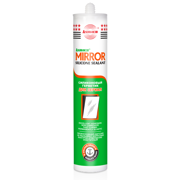 Asmaco silicone sealant mirror