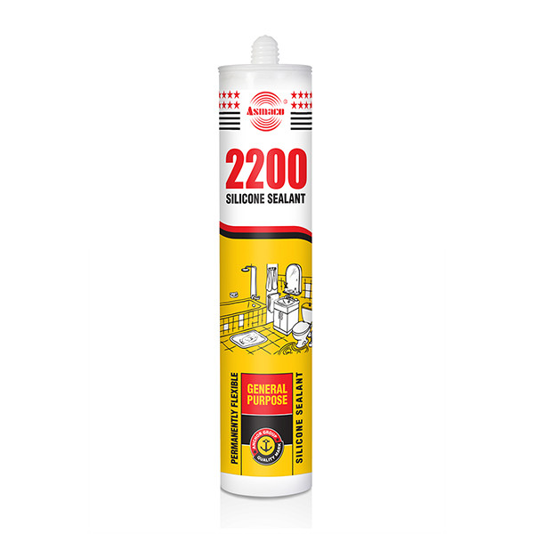 Asmaco silicone sealant 220 250gms (black/clear/grey/white)