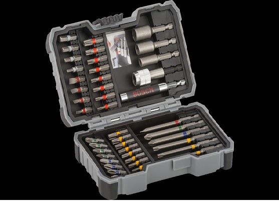 BOSCH 43 pc bit and nut set