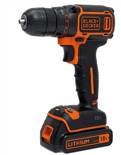 Black & Decker Cordless Drill 18.0V Code: BDCDC18KB