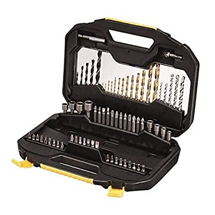 Stanley Drill bit mixed titanium 70 pc set