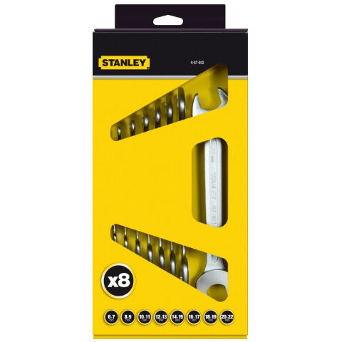 Stanley Open End Spanner 8 Pc Set