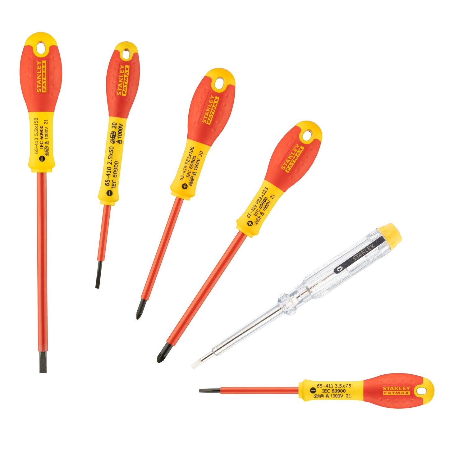 STANLEY Insulated Screwdriver Set 1000V