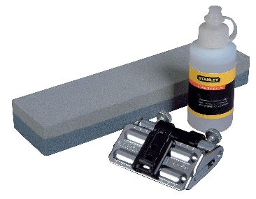 Stanley Oilstone 8" Combination Set with honing gauge