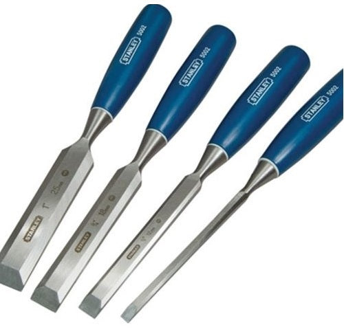 Stanley Wood Chisel Blue Handle 4 Pc Set 6mm, 12mm, 18mm, 25mm- SET @ KSH.3350