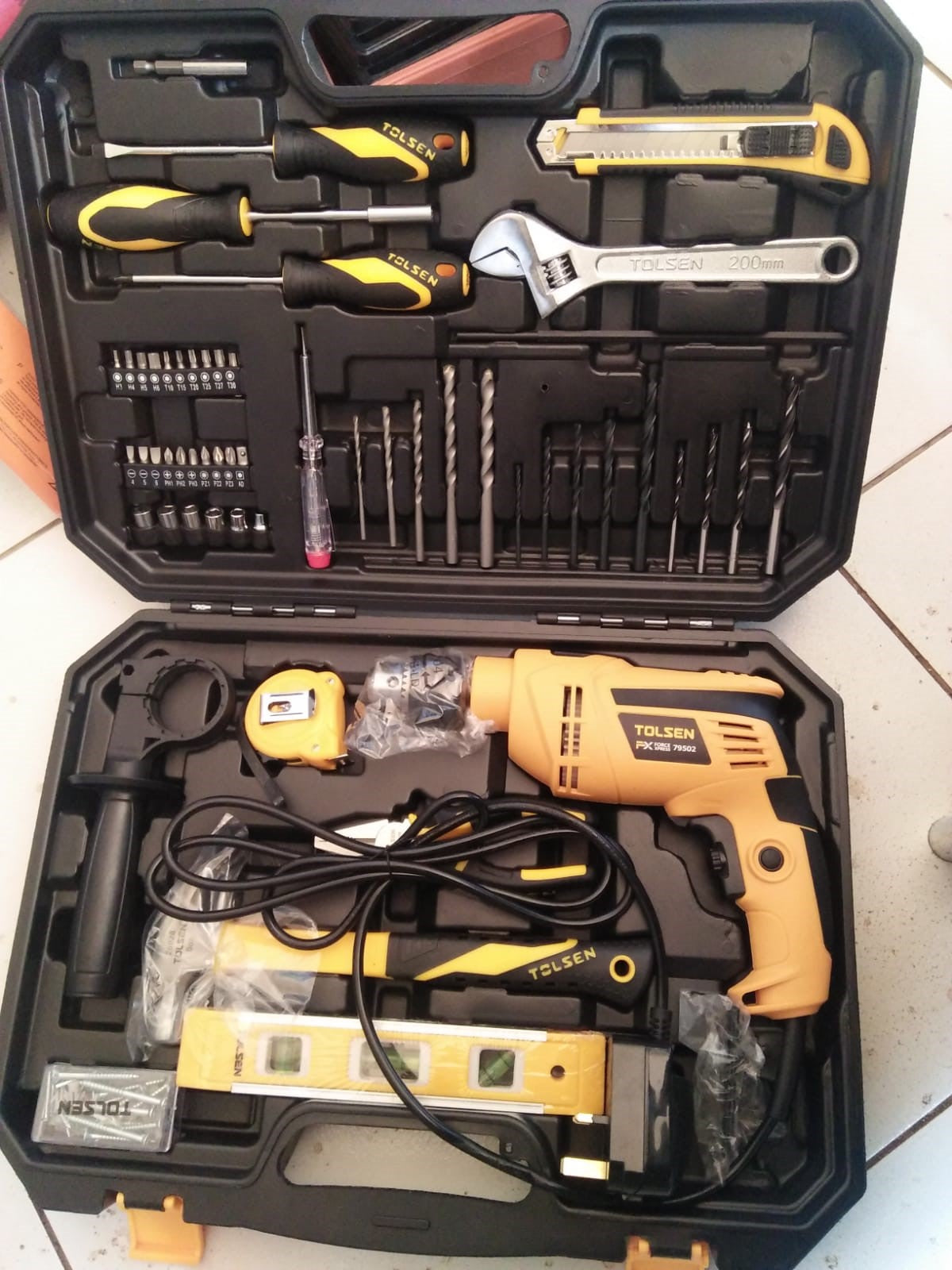 Tolsen 75 Pc Drill set