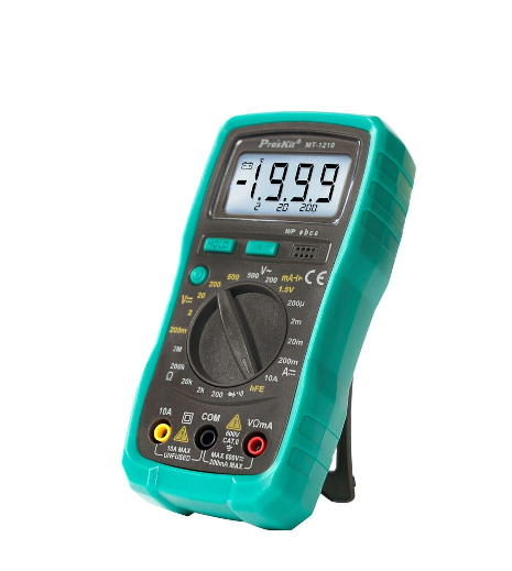 Pro'skit Meter Multi Digital 3-1/2 500V Compact MT1210