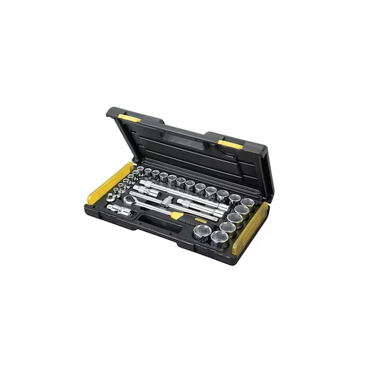 Stanley 1/2" DR. SOCKET SET 29-PCS 10-32MM MICROTOUGH