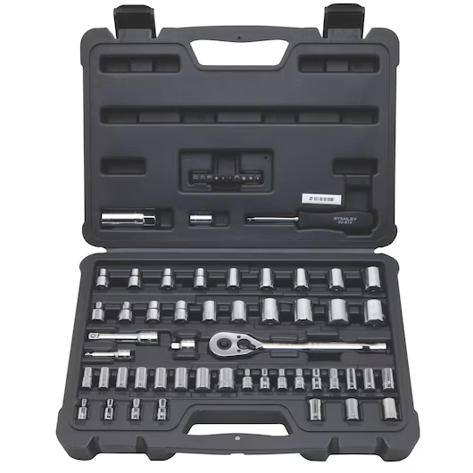 Stanley 1/4 in & 3/8 in Drive Mechanics Tool Set 60pcs