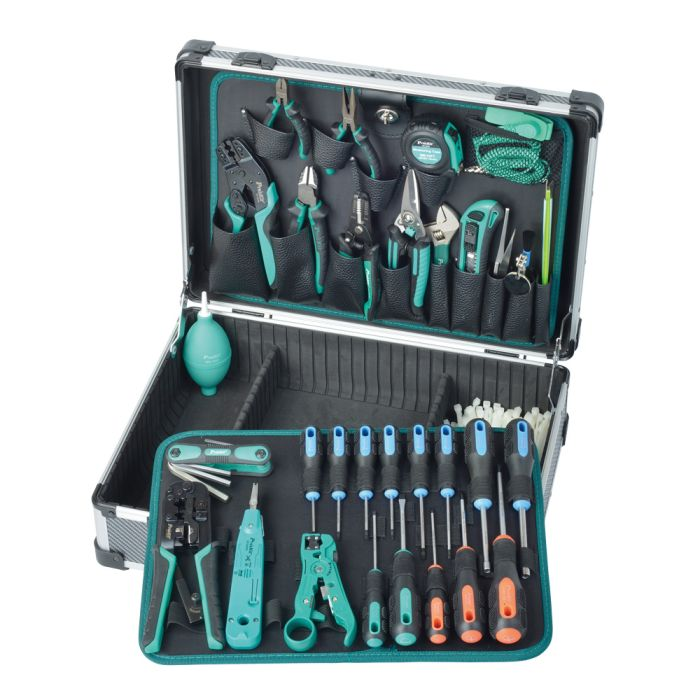 Pro'skit TOOLKIT TELCOM & NETWORKING 44PCS SET PK-1938 (M-SERIES Pro'skit TOOLKIT TELCOM & NETWORKING 44PCS SET PK-1938 (M-SERIES