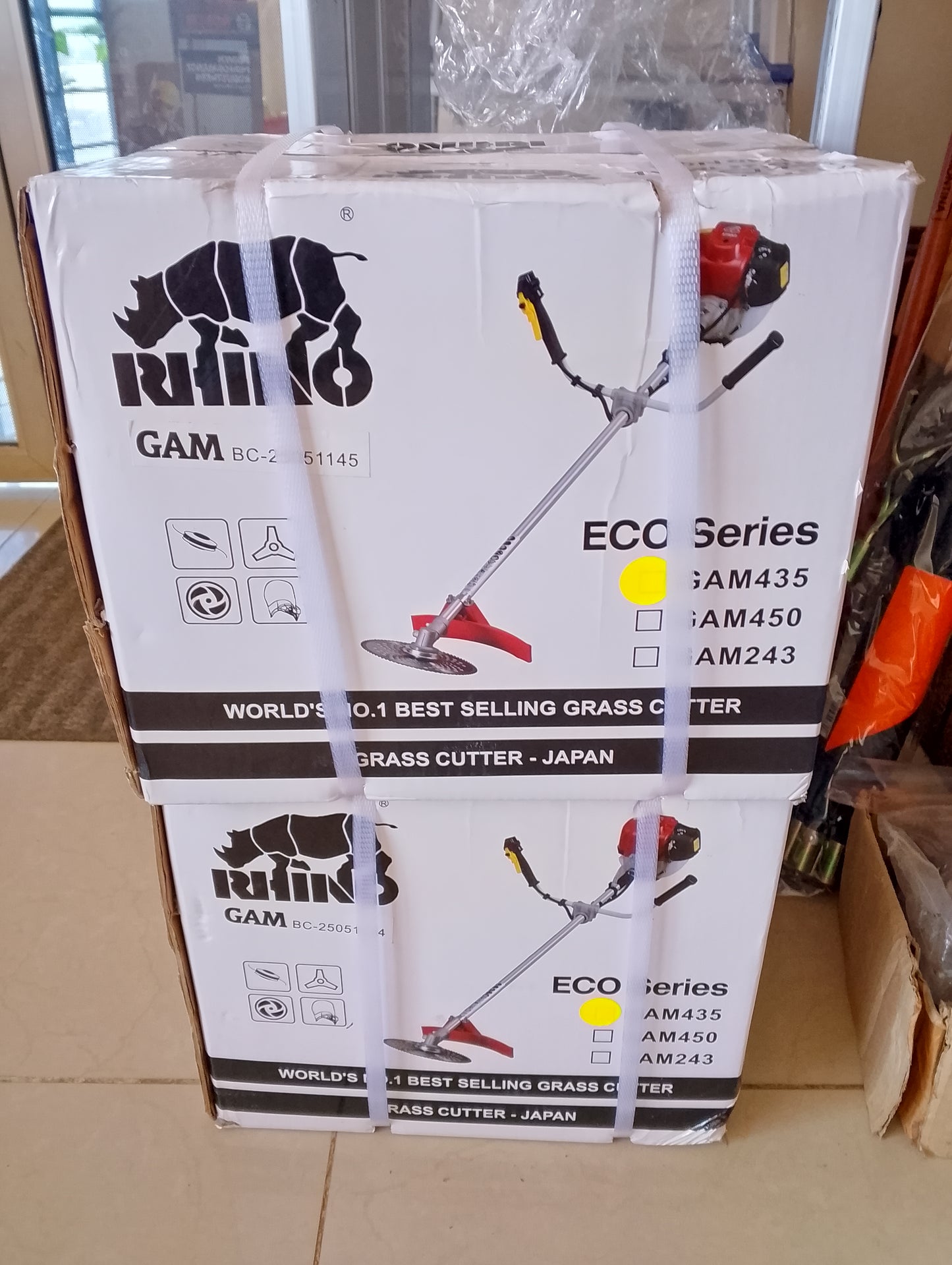 Rhino 4 Stroke Brushcutter GAM435 ECO Series /w 4 Attachments