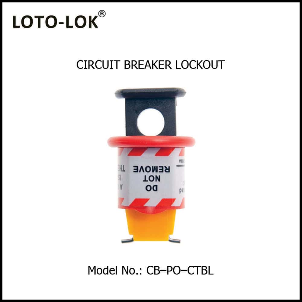 LOTO Push Button MCB Lockout Device