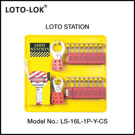 LOTO Lockout Station 16 Padlock 1507-LOST16