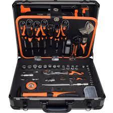 TOOL SET ALUMINIUM CASE + WHEELS 161PC Kendo