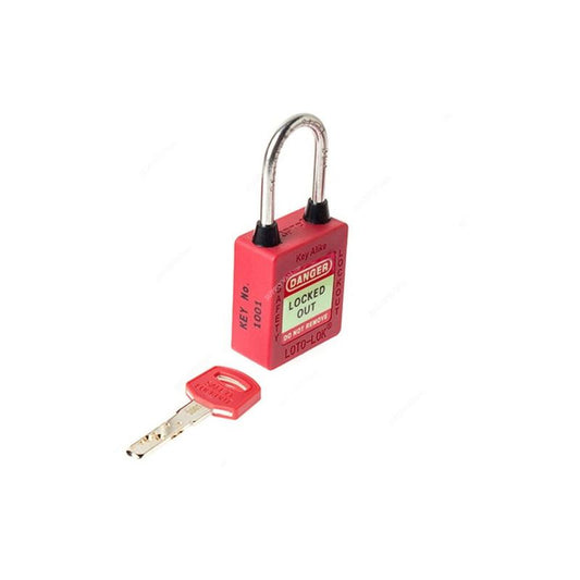 LOTO 3PTP Padlock Keyed Different 40mm