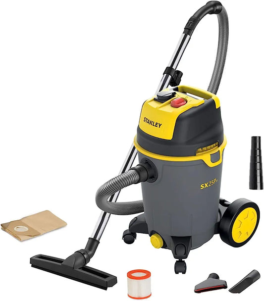 Stanley Vacuum Cleaner 25ltrs 1200W Wet & Dry SXC25PTDE