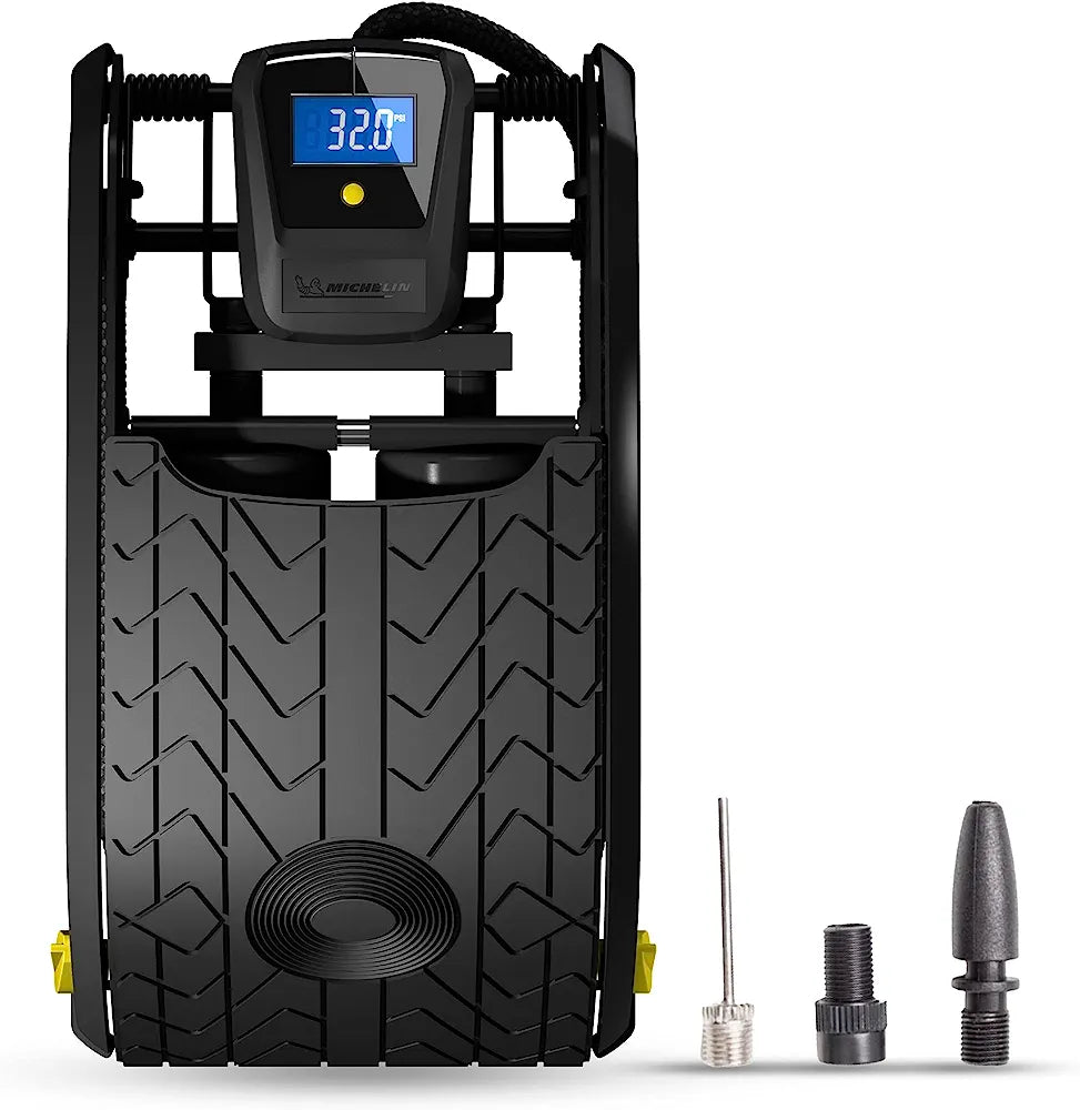 Michelin Tyre Inflator, Digital Barrel Foot Pump CAE-12209