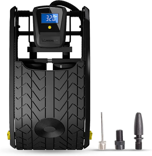 Michelin Tyre Inflator, Digital Barrel Foot Pump CAE-12209
