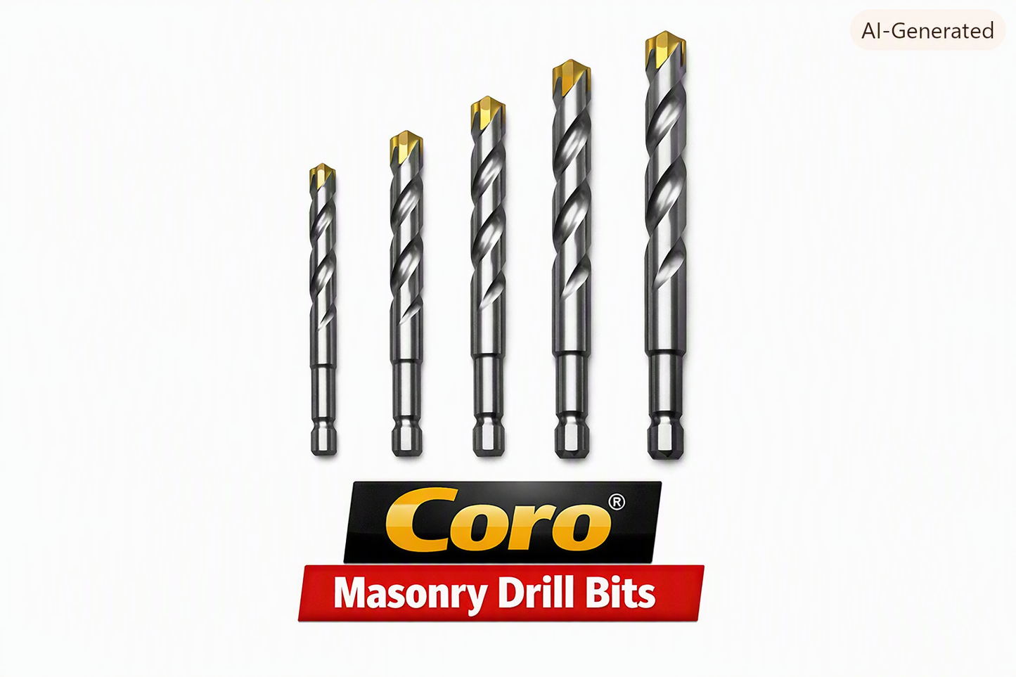 Coro M2 HSS Fully Grinded Yellow Diamond Drill Bit