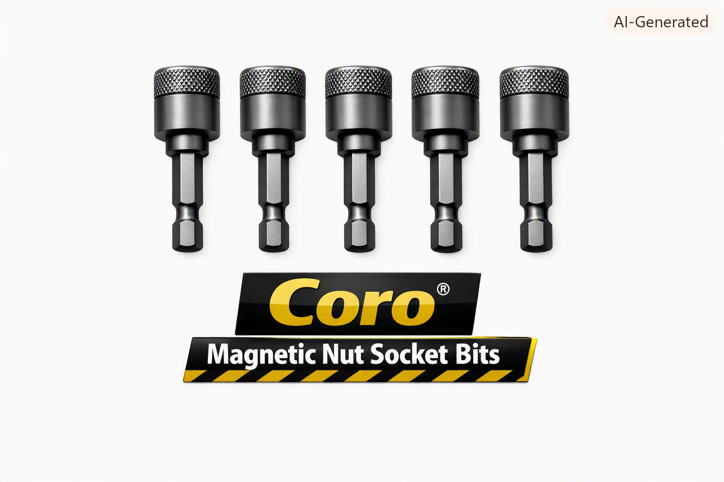 Coro Magnetic Nut Socket Set (5pc)