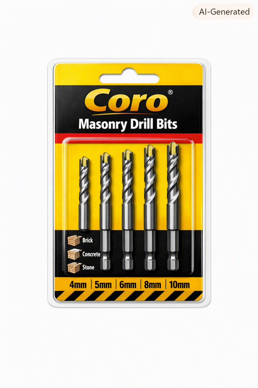 Coro Masonry Drill Bit – Blister Pack