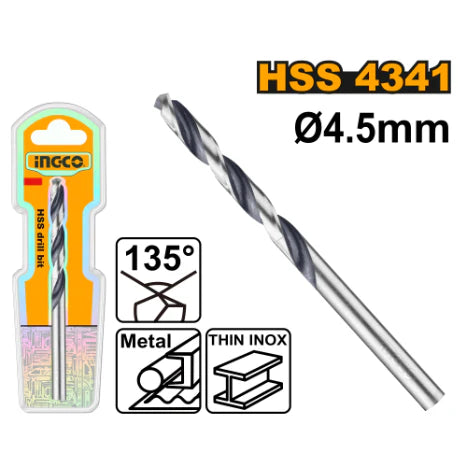 INGCO HSS Drill Bit 4.5mm – DBT1200454