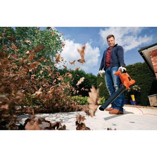 The GW3030 Blower is considered Black & Decker's powerful leaf blower & vac ever. With 3000W and variable blowing speed of up to 418 Km/h, the leaf blower powers through even the toughest garden debris with ease