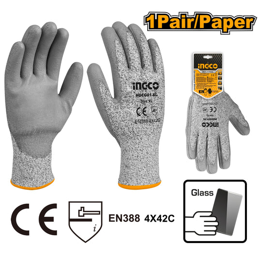 INGCO Cut Resistant Gloves - HGCG02