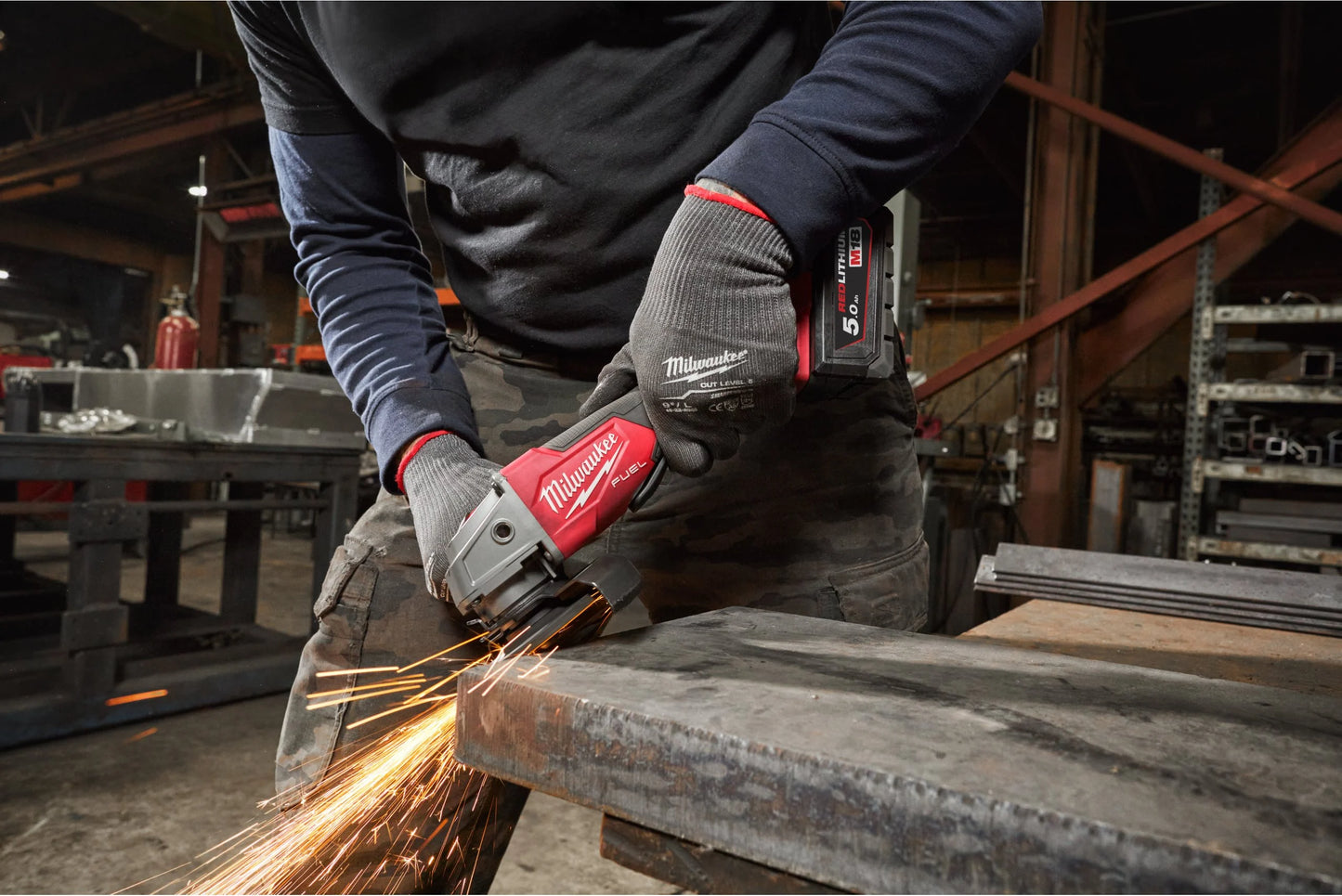 MILWAUKEE M18FSAGV 125MM ANGLE GRINDER