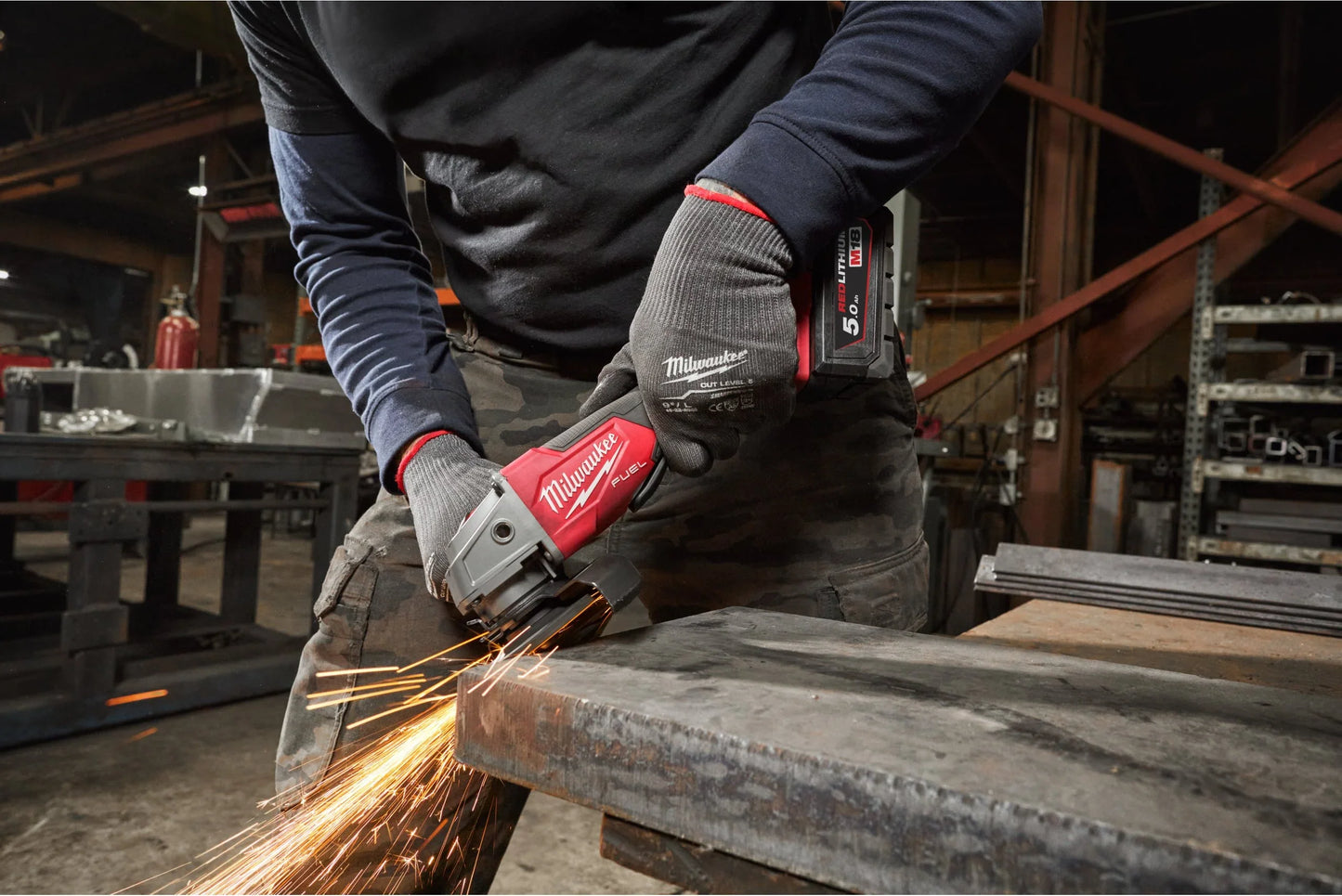 MILWAUKEE M18FSAGV 125MM ANGLE GRINDER