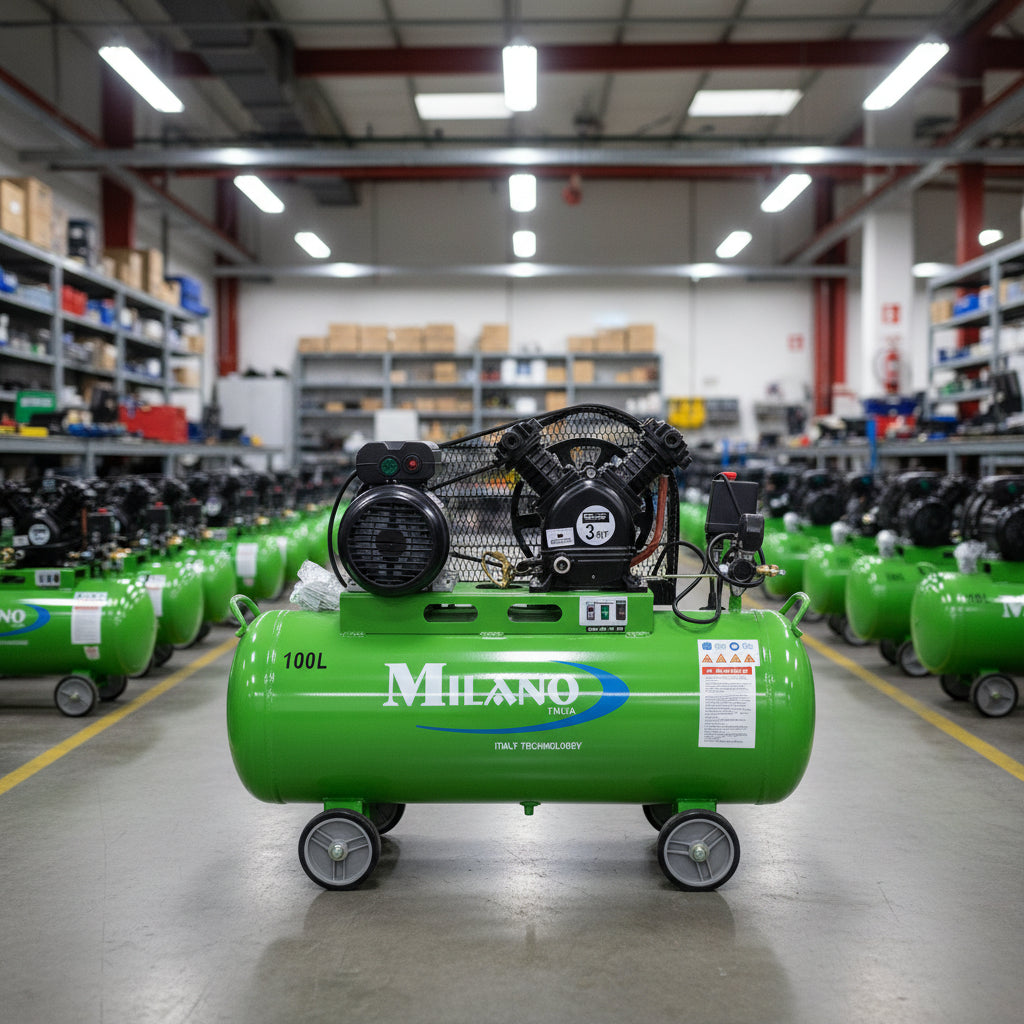Milano Electric Air Compressor 100L 3HP