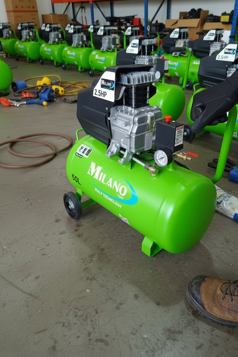 Milano Electric Air Compressor 50L 2.5HP