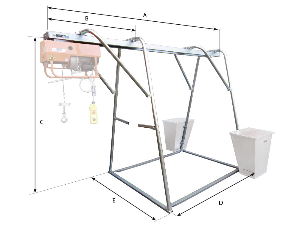 Construction Gantry Hoist 500KG